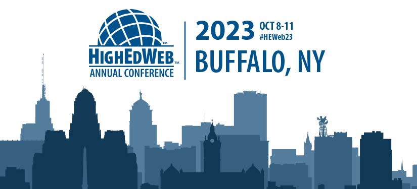HighEdWeb 2023 Annual Conference: Oct. 8-11 in Buffalo, NY