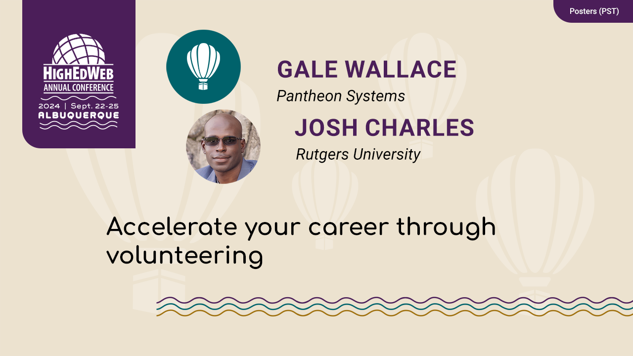 Accelerate your career through volunteering at 2024 Annual Conference