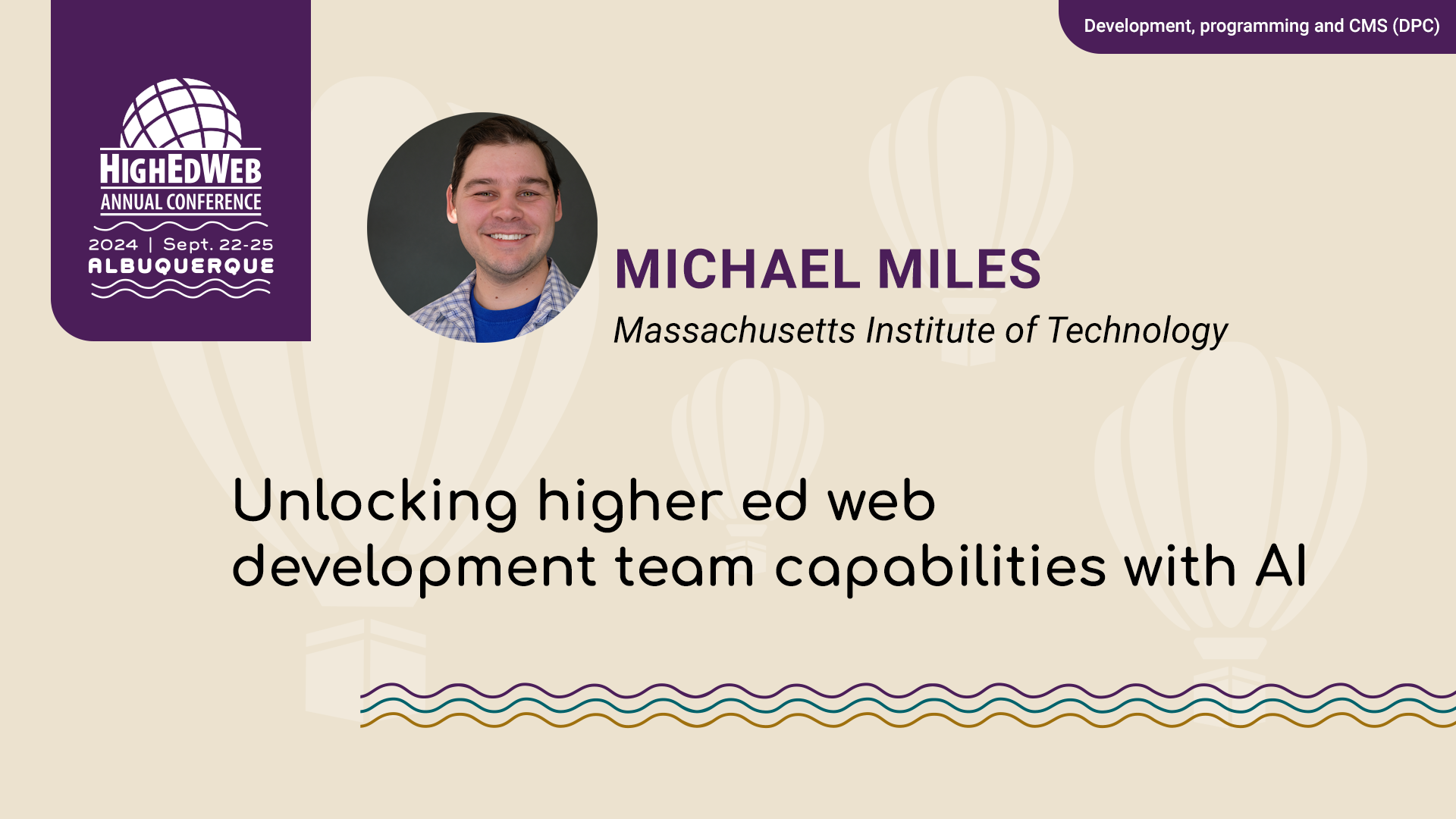 Unlocking higher ed web development team capabilities with AI at 2024 Annual Conference