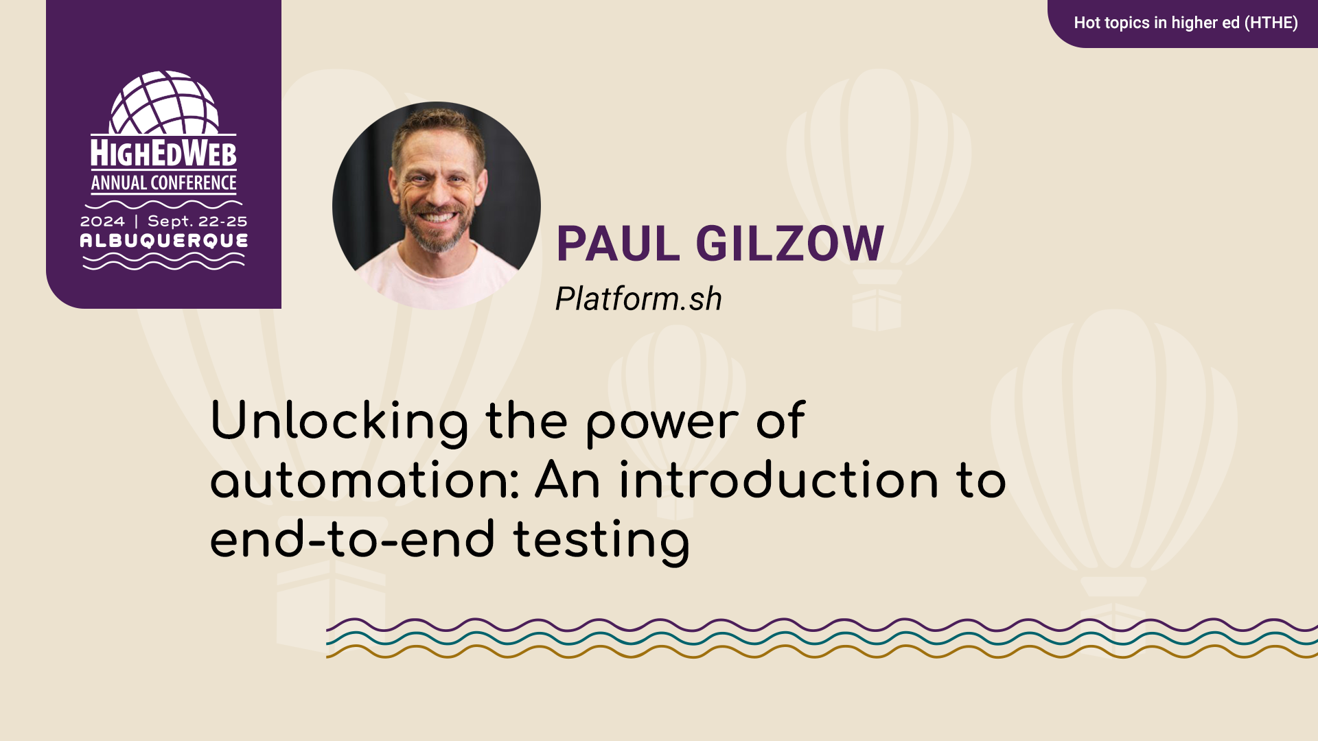 Unlocking the power of automation: An introduction to end-to-end testing at 2024 Annual Conference