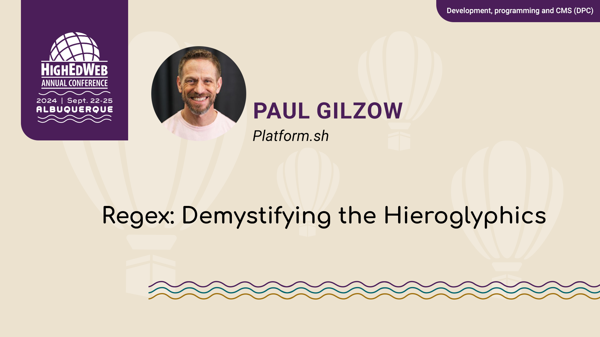 Regex: Demystifying the hieroglyphics at 2024 Annual Conference