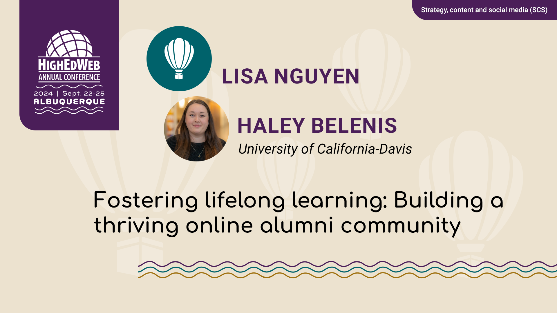 Fostering lifelong learning: Building a thriving online alumni community at 2024 Annual Conference